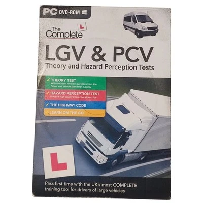 The Complete LGV & PCV Theory Hazard Perception Test Highway Code PC DVD-ROM - Image 1 of 4