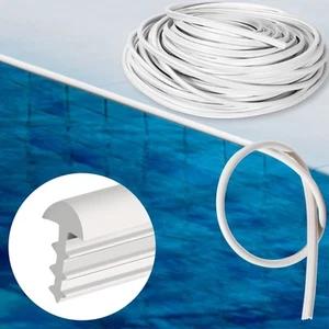 120ft Liner Lock - Inground Pool Beaded Wedge T-Shape, PVC Patch Kit, White - Picture 1 of 7