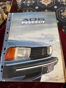 Peugeot 305 Saloon 1978-1979 UK Market Sales Brochure SR, GR & GL - Picture 1 of 6
