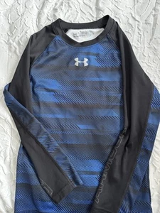 Boy's Little Youth Under Armour Polyester Long Sleeve Shirt Size 7 - Picture 1 of 2