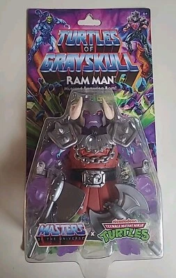 Tortugas de Grayskull "RAM MAN" MAESTROS DEL UNIVERSO (MATTEL) NUEVO MOTU  Foto 1 de 4