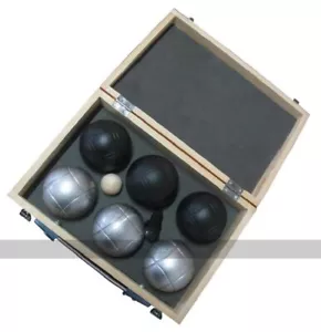 Petanque set - 6 boules with wooden case (UK) - Picture 1 of 1