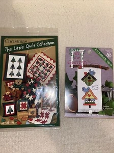 Weihnachten 9 Quilt Projekte kleine Quilts Plus im Garten Vogelhaus klein - Bild 1 von 5