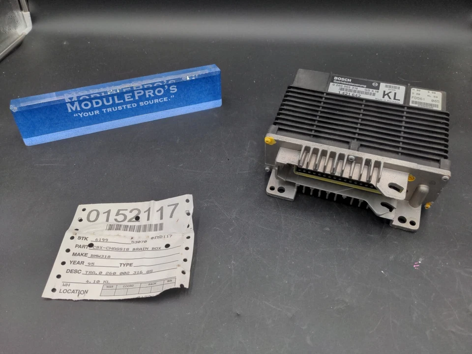 Módulo de control de transmisión BMW 318i 318is 1994-1997 TCM, 0 260 002 316 KL OEM Foto 1 de 4