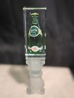 Advertising Display Vintage Perrier 6 1/2 fl oz Water Bottle encased in Lucite