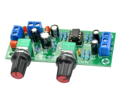 DC 12V-24V Low-pass Filter NE5532 Bass Tone Subwoofer Pre-Amplifier Preamp Board - Image 1 of 4