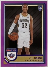2022-23 Panini Hoops Purple #266 E.J. Liddell RC NBA Insert Card