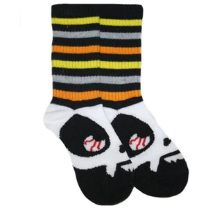 Halloween Little Boys Scary Face Crew Socks L-6-8.5 - NWT - Picture 1 of 3