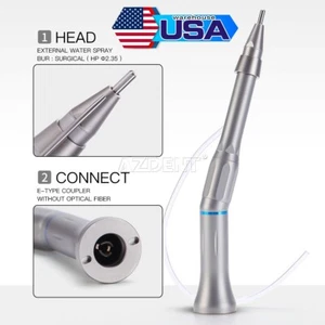 Dental 1:1 Surgical Operation 20º Straight Angle Head Handpiece AZDENT - Picture 1 of 12