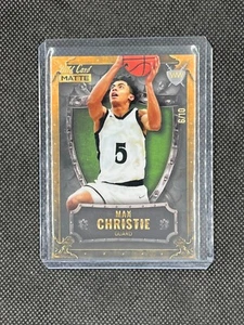 MAX CHRISTIE - ROOKIE - WILD CARD MATTE - WEEKEND WARRIOR - #'d/10 - LA LAKERS - Foto 1 di 3