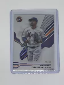 2024 Topps Pristine Francisco Lindor #162 Purple Refractor 74/99 Mets - Picture 1 of 2