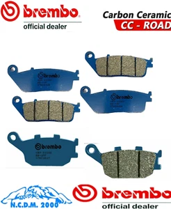 Pastillas Freno Brembo Azul Delanteros + Traseros Kawasaki Z 750 ABS 2008 2009 - Imagen 1 de 16