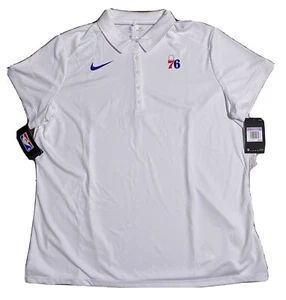 Nike Philadelphia 76ers DAMEN POLO GRÖSSE XL $ 60 EINZELHANDEL NEU MIT ETIKETT MARINEBLAU NBA AV1748-100 - Bild 1 von 6
