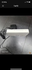 Netgear GS208 v2 with EU PSU 8-Port Gigabit Switch Netgear GS208 v2 - Afbeelding 1 van 3