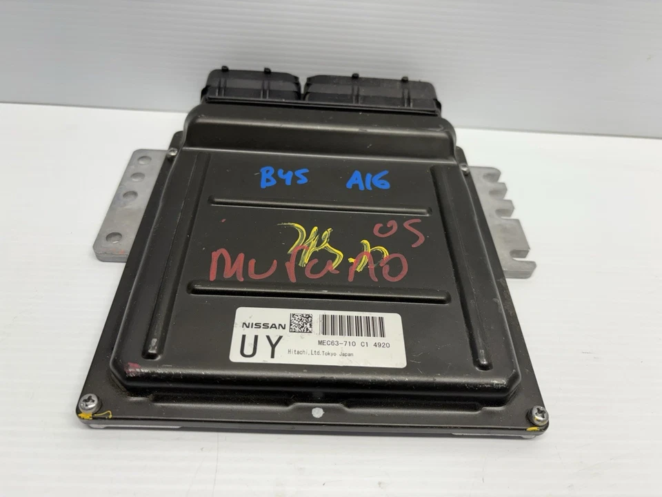 Nissan Murano MEC63-710 C1 2005 computadora cerebro motor control ECU ECM EBX módulo Foto 1 de 4