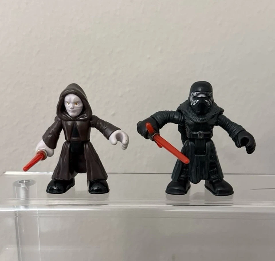 Figuras Playskool Star Wars Galactic Heroes Kylo Ren y Emperador Palpatine Foto 1 de 4
