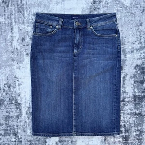 Gant Denim Damen-Bleistiftrock Größe 12 blau  - Bild 1 von 5