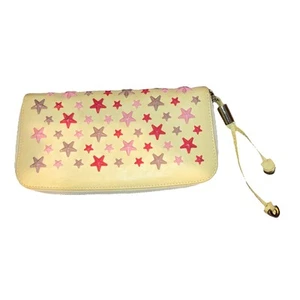 Authentic Jimmy Choo Rainbow Star Wallet White Cream COA - Picture 1 of 13