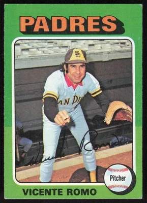1975 Topps #274 Vicente Romo - $1 SHIPPING (JB4) - Image 1 of 2