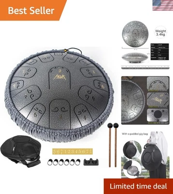 Tambor de língua de aço Ethereal 14 polegadas - 15 notas para viagens espirituais e musicais - Imagem 1 de 4