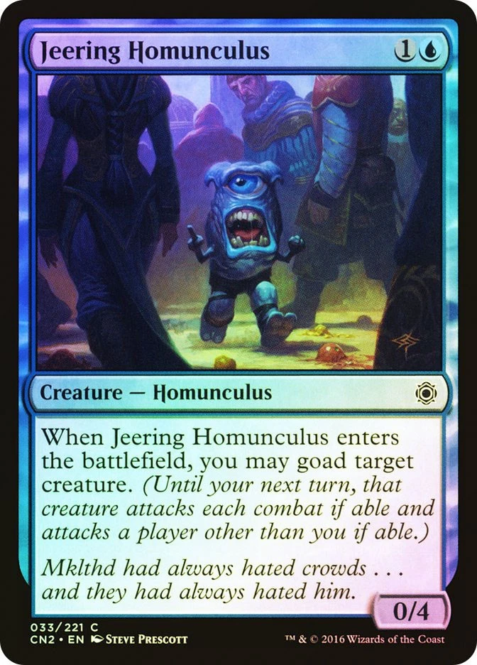 MTG FOIL Jeering Homunculus  - Conspiracy: Take the Crown #033 - Image 1 of 1
