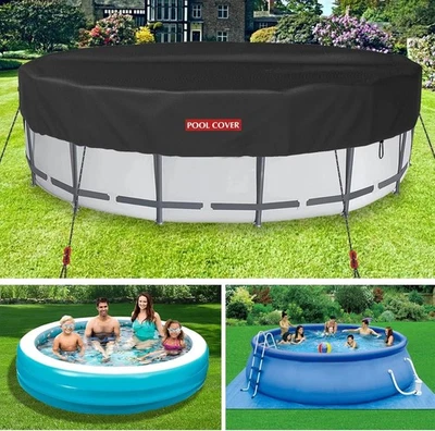 10ft Round Pool Cover for Above Ground Pools,Winter Pool Cover Cold/UV Resistant - Image 1 of 4