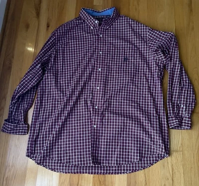 Chaps Button Up Long Sleeves Dress Shirt Men’s Size 3XT Easy Care - Image 1 of 3