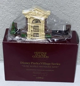 DEPT 56 Disney Parks Heritage Village Olde World Antiquitäten Gate 5355-4 1994 NEU - Bild 1 von 3