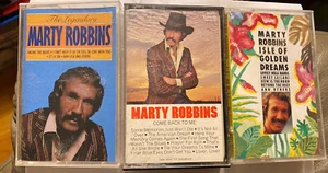 Marty Robbins Cassette Tape Lot Of 3 Come Back To Me, Isle Of Golden Dreams, - Picture 1 of 9
