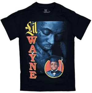 Lil Wayne Herren T-Shirt Carter Album Cover Tee schwarz Größen S-XL authentisch Merch - Bild 1 von 5