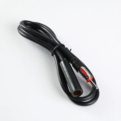 3 Ft Male to Female Car Radio AM/FM Antenna Extension Adapter Universal Cable - Image 1 of 2