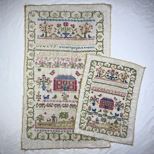 Vintage Fieldcrest 100% Cotton Cottage Schoolhouse Country Rustic USA Towel Set - Picture 1 of 8