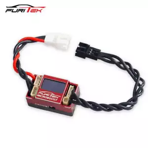 Furitek Microboost 2S Lipo 25A/50A Brushless ESC w/Display LCD for 1/24 1/28 Red - Picture 1 of 6