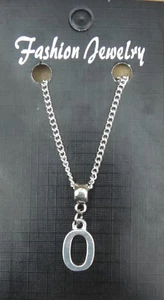 Alphabet Letter O Pendant Necklace 18" or 24 Inch Chain Name Initial Charm - Picture 1 of 4