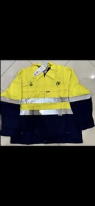 Hi-Vis Cotton Drill Jacket - Picture 1 of 2