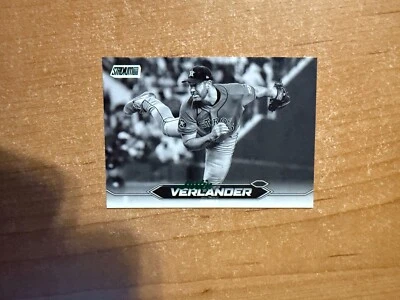 2024 Topps Stadium Club - Justin Verlander - #178 Black & White SSP Parallel - Image 1 of 2