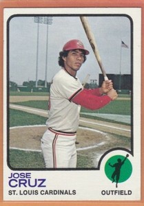 1973 TOPPS BASEBALL JOSE CRUZ #292 CARDINALS EXMT *85536