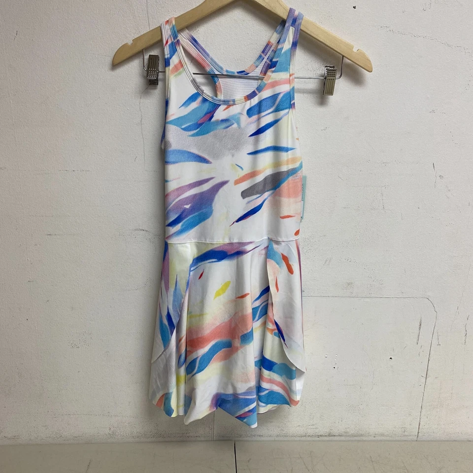 DSG Girl's Racerback Relaxed Colorful Dress Summer Watercolor DAG13112PRT - Image 1 of 4