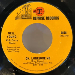 Neil Young - Oh, Lonesome Me 7" 45 RPM - Picture 1 of 3