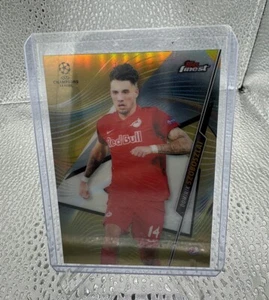2020-21 Topps Finest Dominik Szoboszlai Gold Refractor /50 Rookie Gold - Bild 1 von 3