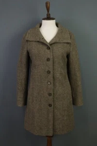 WEEKEND MAX MARA Briown Wool Single Breasted Coat Size I38/ US4 / GB6 - Picture 1 of 24