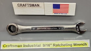 Craftsman Industrial 24586 9/16" Series VA Ratcheting Wrench New Old Stock USA - Picture 1 of 11