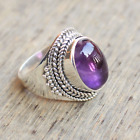 Natural Amethyst Ring, 925 Sterling Silver Handmade Ring, Jewelry For Women's