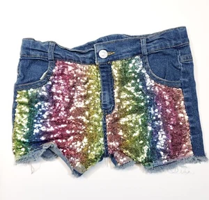 Unbranded Girls Jean Shorts Blue Size 3XL - Picture 1 of 11