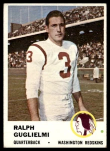 Fleer #108 1961 Ralph Guglielmi Washington Redskins como nuevo sin precio base - Imagen 1 de 2