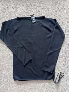 Joseph Seide Kaschmir Schwarz Langarm Pullover Pulli Designer Kordelzug Medium - Bild 1 von 6