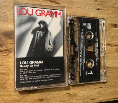 Lou Gramm - Ready Or Not 1987 (Audio Cassette) Atlantic Records 81728-4 Foto 1 de 3