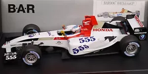 MINICHAMPS 555 BAR HONDA 006 J BUTTON 2ND CHINESE GP 2004 1 1-18 SCALE F1 - Picture 1 of 5