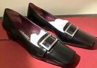 RUSSELL & BROMLEY Vintage (1960s)  Black Patent With Buckle Sz. EU 36.5 UK 3.5