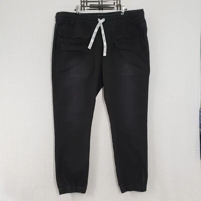 ASOS Design Cargo Pants Mens 3XL Black Jogger Streetwear Casual Utility Pockets - Image 1 of 4